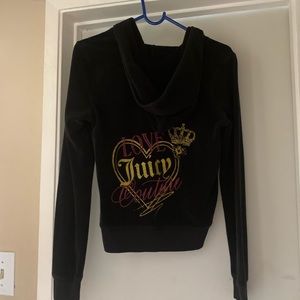 Juicy Couture zip up hoodie terry cloth